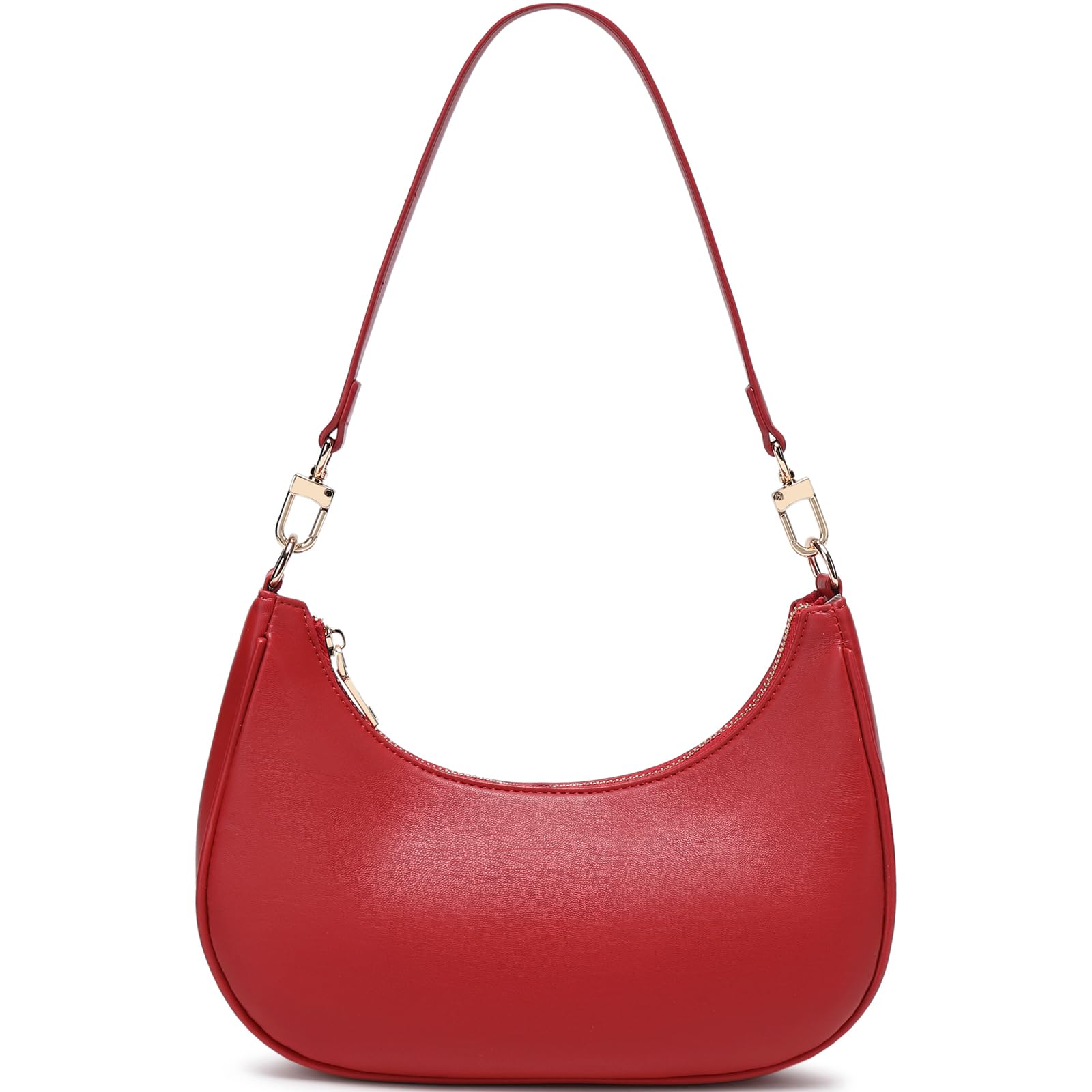 Women's Shoulder Bags Cute Hobo Purses Vintage Handbags with Zipper Lightweight Underarm for Dating Shopping Gift