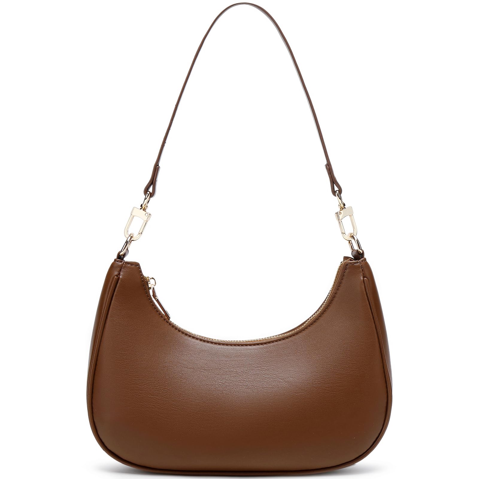 Women's Shoulder Bags Cute Hobo Purses Vintage Handbags with Zipper Lightweight Underarm for Dating Shopping Gift