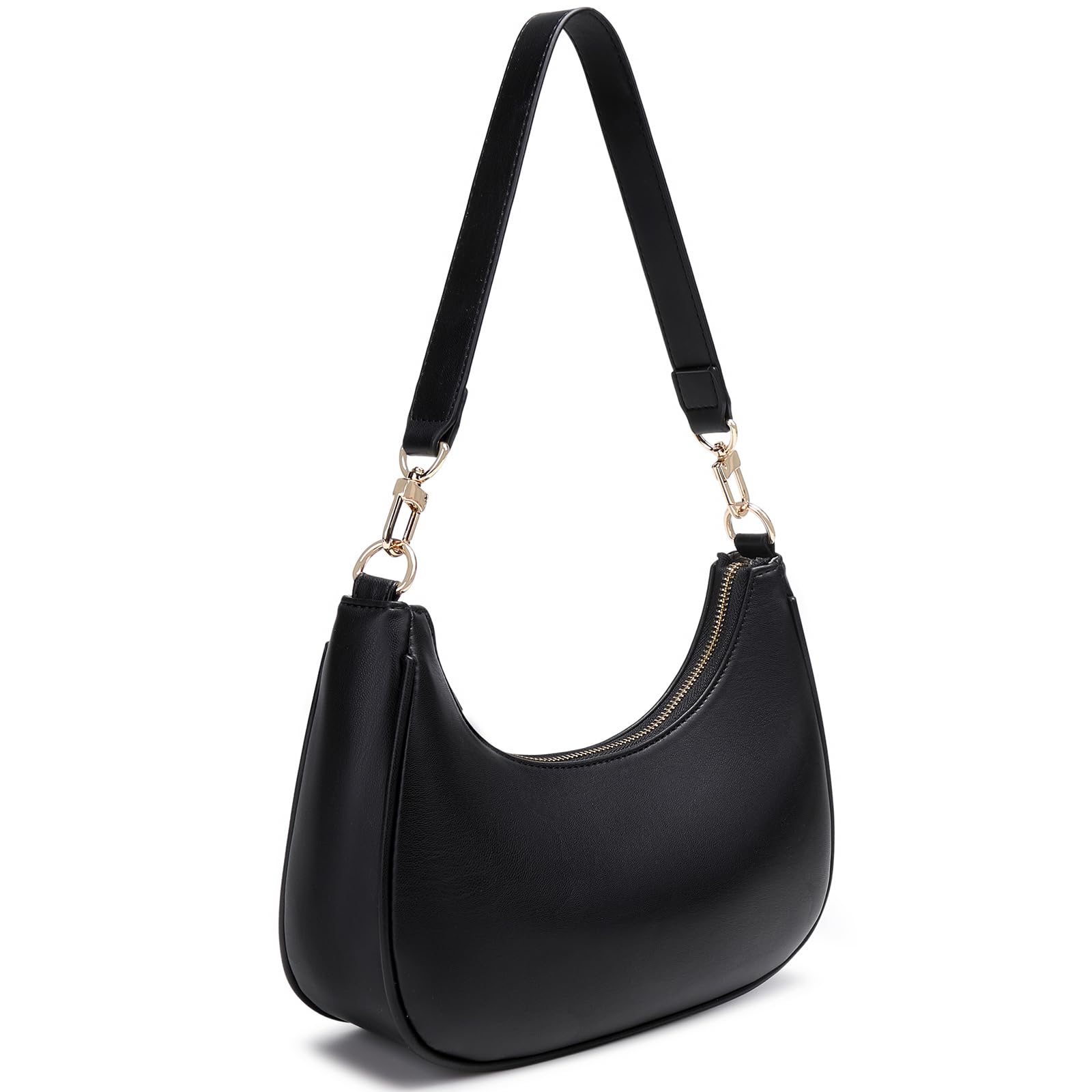 Women's Shoulder Bags Cute Hobo Purses Vintage Handbags with Zipper Lightweight Underarm for Dating Shopping Gift