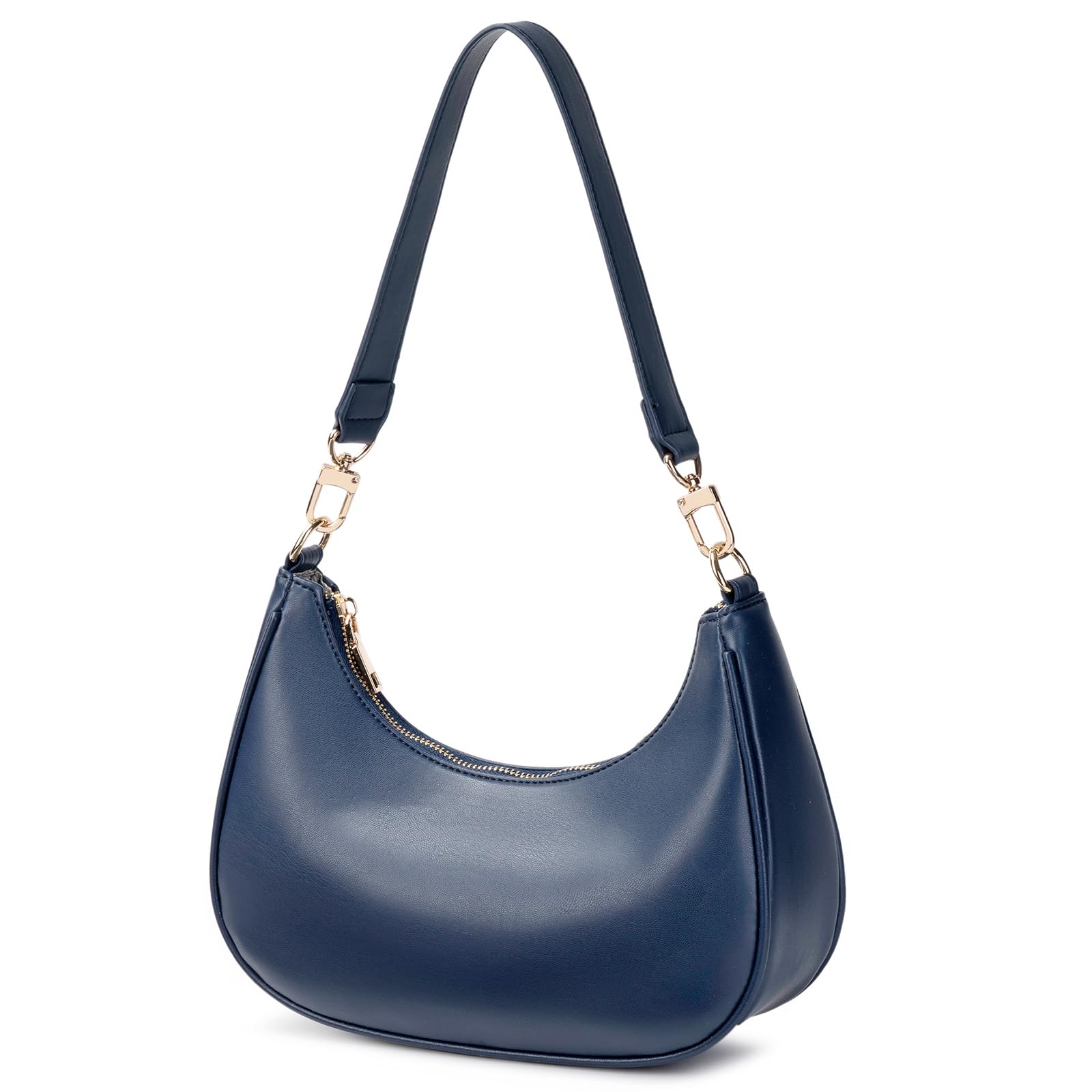 Women's Shoulder Bags Cute Hobo Purses Vintage Handbags with Zipper Lightweight Underarm for Dating Shopping Gift